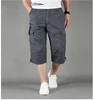 Long Length Cargo Shorts Men Summer Casual Cotton Multi Pockets Hot Breeches Cropped Trousers Camouflage Shorts 5XL - Image 8