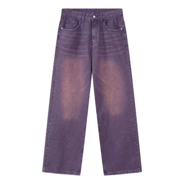 Vintage Stone Washed Jean Trousers for Men Streetstyle Men Pants Jeans Straight Jean Hombre 2022 - Image 5