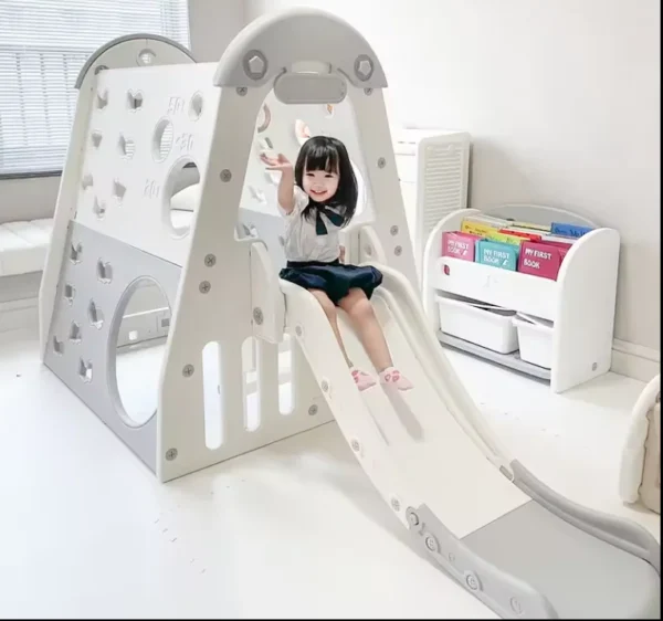 Multifunctional Climbing Frame Children's Indoor Slide Baby Swing Combination Toy Small Amusement Park Equipment - Image 2