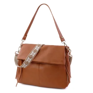 USA Warehouse Large Hobo Crossbody Bags for Women Vegan Leather Crossbody Purse Womens Shoulder Bag with Multiple Zippers