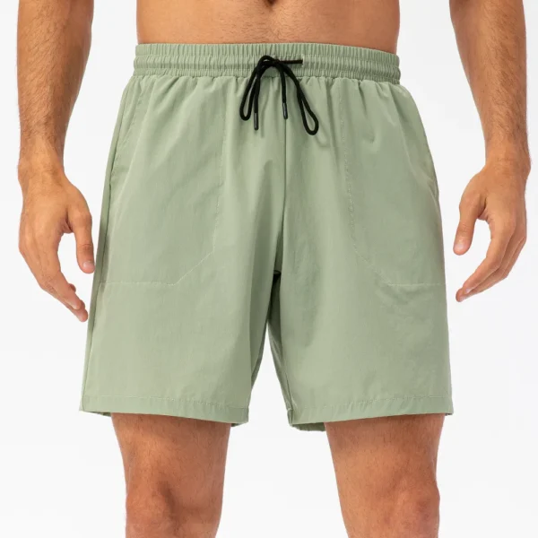 Xsunwing OEM ODM Elastic Waist Shorts Men Mesh Sweat Running Biker Gym Short Pants Plus Size Men Shorts With Pockets MYEL21412 - Image 9