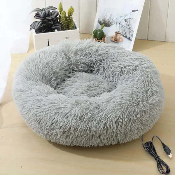 Heated Cat Bed Washable And Easy To Clean Heated Pet Bed For Cats Small-Sized Pets Heating Pad Charged With USB - Image 3