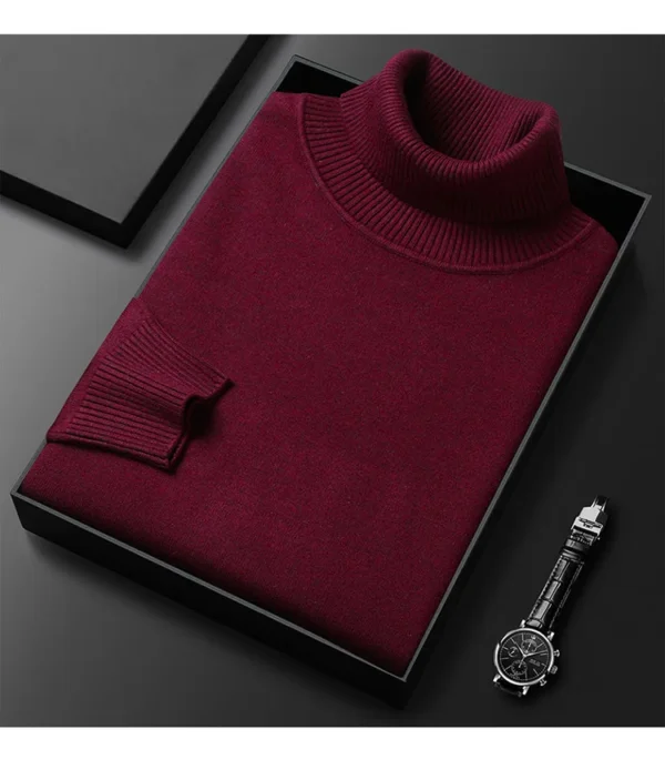 Oversized Knitted Pullover Sweater Men Woolen Custom Wool Sweater for Men Knitwear Knit Winter Plus Size Men's Sweaters - Image 2