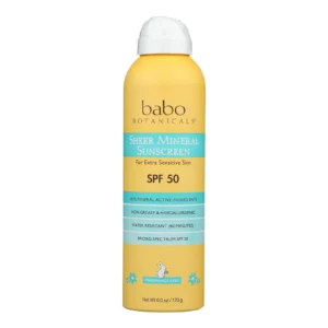 UD_Babo Botanicals-Sunscrn Sheer Spry SPF 50 1 Each-6 Oz Sunscreen