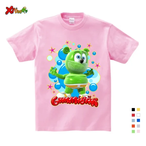 Boys Tshirts for kids Baby Boys Girl Gummy Bear T Shirt Cartoon Funny Casual Kids Clothes Summer Harajuku Children's Clothing - Image 11