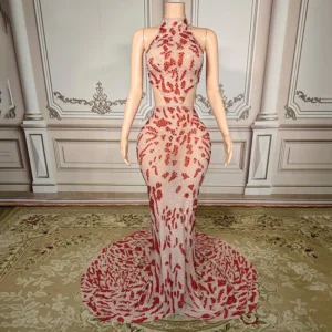 Novance Y4286 Women'S Clothing Dress Party Ball Gown Floral Maxi Dress Women for Birthday Sleeveless Dresses Wedding Woman