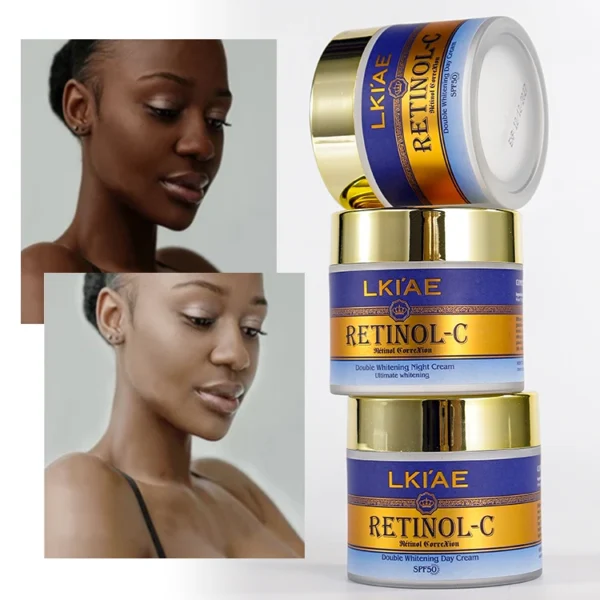 Private Label Regular Size 50g Retinol Moisturizer Cream Whitening Cream with Niacinamide and Collagen for Black Skin