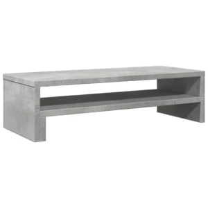 W2B VidaXL 21.3x8.7x5.9'' Concrete Grey Engineered Wood Laptop Stand Monitor Stand