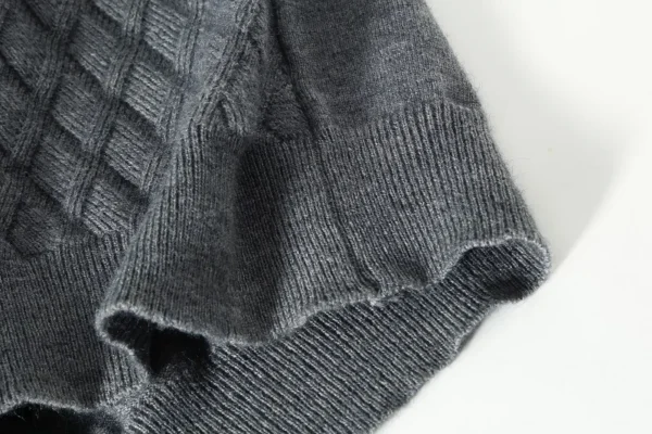 Autumn/Winter Men's Sweater Solid Color Half High Collar Casual Pullover High Quality Business Casual Sweater Men - Image 6