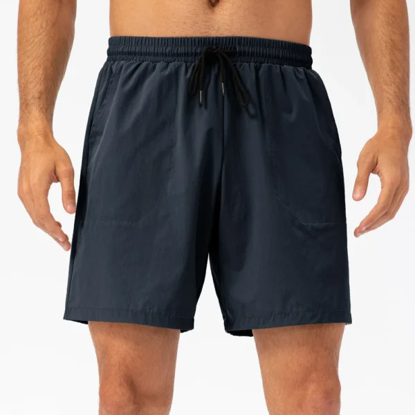 Xsunwing OEM ODM Elastic Waist Shorts Men Mesh Sweat Running Biker Gym Short Pants Plus Size Men Shorts With Pockets MYEL21412 - Image 8