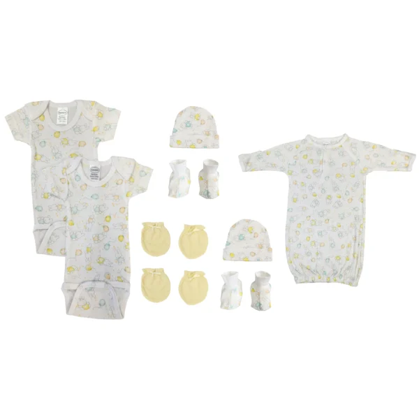 UD2 Newborn Baby Clothing Sets Unisex 9 Pc Muslin Fabric 100% Cotton Including 2pcs 3pcs for Boys NC_0660 for 6 Months Autumn