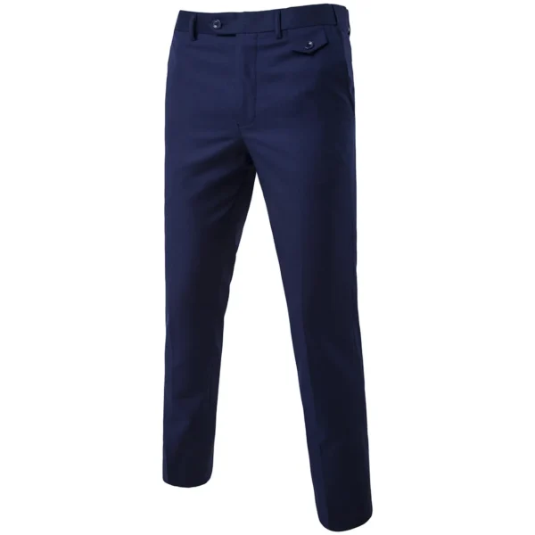 6930- Rsummer Casual Pants  Blank Office Khaki Summer Mens Business Pants Black Cotton Spandex Chino Casual Men Pants & Trousers - Image 2
