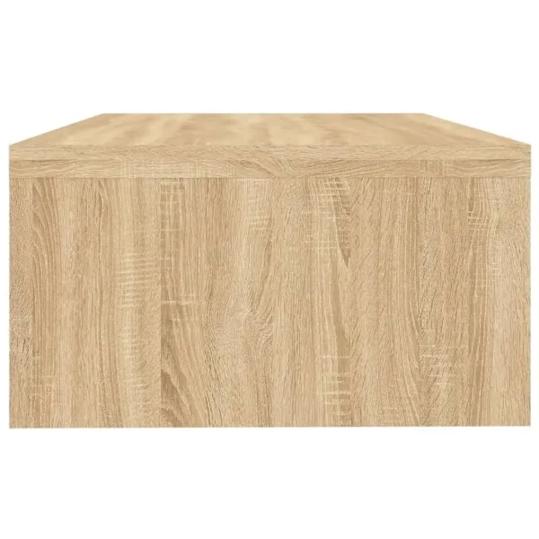 W2B VidaXL Sonoma Oak Engineered Wood Monitor Stand for Desktop Use Laptop Stand - Image 4
