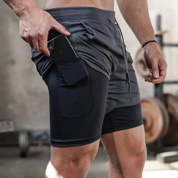 CHENGMO SPORTS Fitness Men Gym Polyester Shorts Sport Casual Clothing Pants Solid Men's Sweat Shorts Wholesale Gym Shorts Men - Image 4