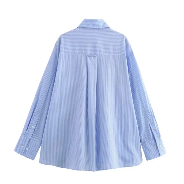 ZATRHMBM Autumn Women Shirt Tops 2024 New Casual Fashion Loose Button Floral Print Shirt Tops Elegant Ladies Shirts - Image 2