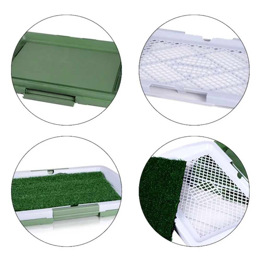 3 Layers Large Dog Pet Potty Training Pee Pad Mat Puppy Tray Grass Toilet Simulation Lawn For Indoor Potty Training Pet Supply - Image 4