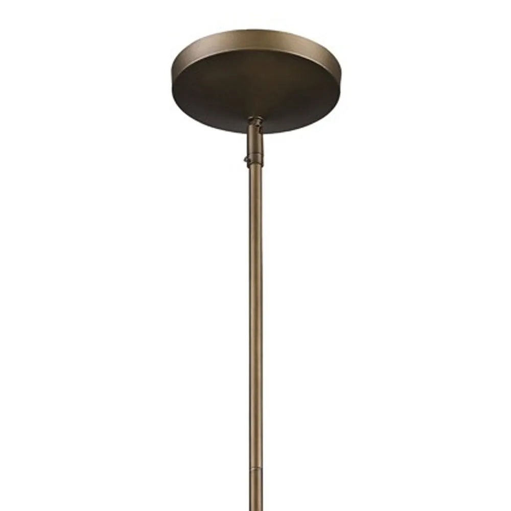 HMS Newport 1-Light Tin Coated Pendant with Raw Brass Interior Shade and Louver Decorative Lamp - Image 4
