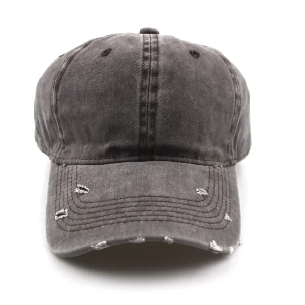 Low Moq High Quality Washed Cotton Caps and Hats Men Custom Embroidery 6 Panel Washed Dad Hat - Image 3