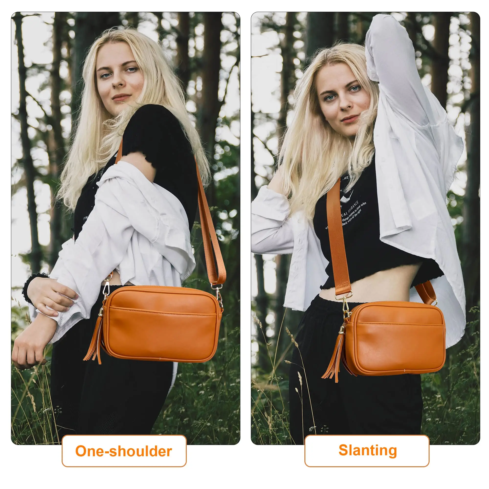 Holder Wallet Purse and Handbags Crossbody Bags for Women Vegan Leather Crossbody Shoulder Bag Handbags - Image 6