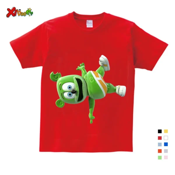 Boys Tshirts for kids Baby Boys Girl Gummy Bear T Shirt Cartoon Funny Casual Kids Clothes Summer Harajuku Children's Clothing - Image 23