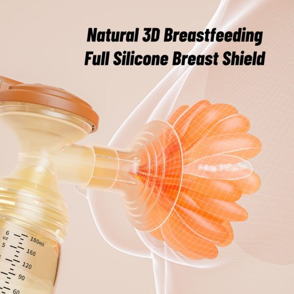 Factory New Model  Simple Operation Double Wearable Rechargeable Breast Pump Essential for Travel Portable Breast Pump Wearable - Image 6