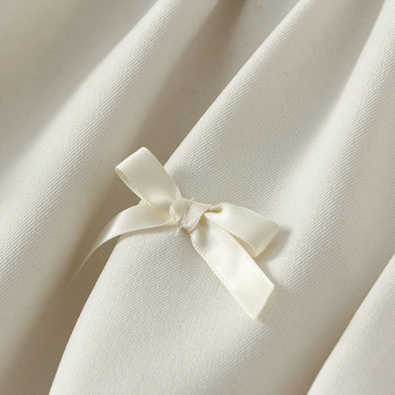 Autumn Winter Y2K Black A-line Tutu Skirt Women Bow Sweet Korean High Waist Mini Short Skirts With Lining Ballet Style Skirt - Image 6