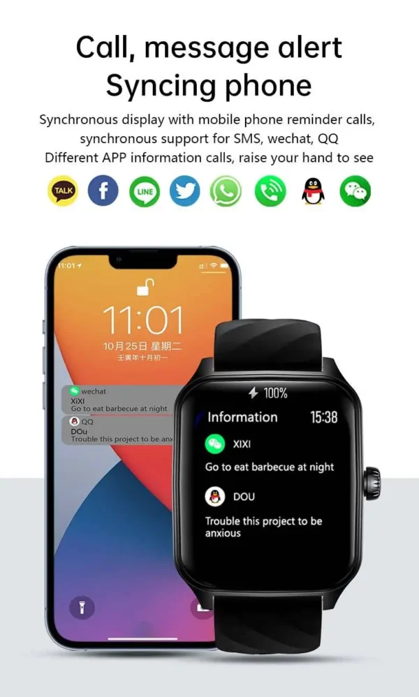 USA Stock Series 9 10 DM60 Android Smart Watch 2.02 Inch IPS OLED Screen 4GB RAM + 64GB Memory 800 Mah Battery Life Compass 4G - Image 3