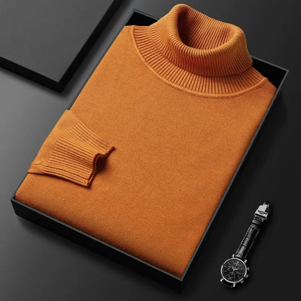 Oversized Knitted Pullover Sweater Men Woolen Custom Wool Sweater for Men Knitwear Knit Winter Plus Size Men's Sweaters - Image 4