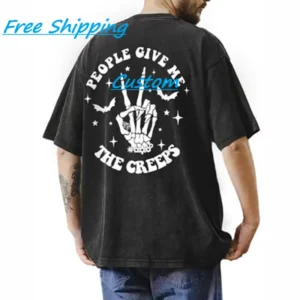 Custom Printed  100% Cotton 200 Grams Unisex Bulk Washed Oversized Wholesale T-shirts Tshirts for Men