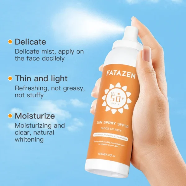 High Quality Sunscreen Spray Protectores Solares Faciales Sun Spray Moisturizer Sun Block Spf 50+ Anti Sunburn Sun Screen Spf 50 - Image 5
