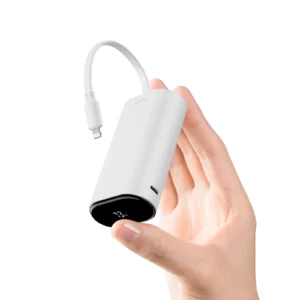 Good Quality 9600mAh Powerbank Built-in Cable 18W PD Fast Charging Portable Battery Power Banks With Digital Display for iphone