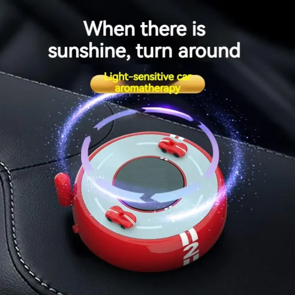 Stay Fresh on the Road with Red Car Aroma Diffuser - Image 4