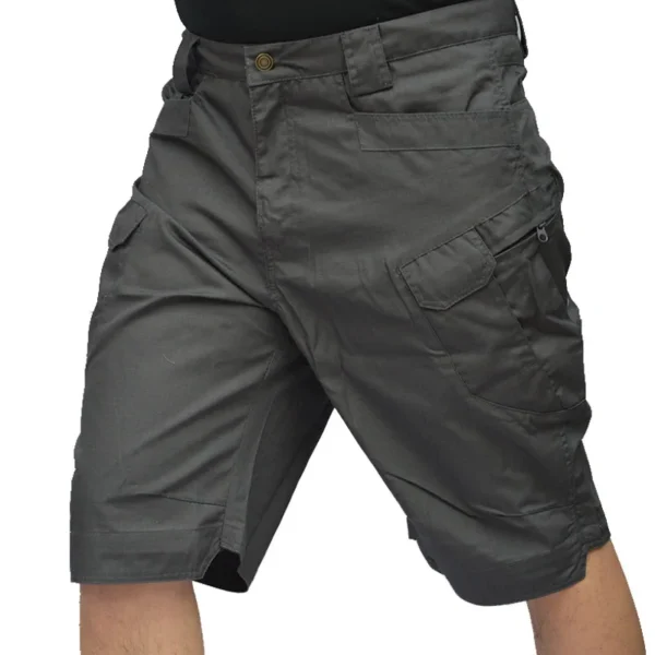 Hot Sale Short Sleeve Sports Cargo Pocket Uniform Shorts Outdoor Waterproof Hiking Cargo Range Shorts Men - Image 4