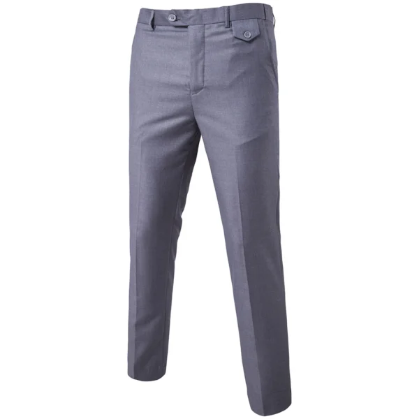 6930- Rsummer Casual Pants  Blank Office Khaki Summer Mens Business Pants Black Cotton Spandex Chino Casual Men Pants & Trousers - Image 4