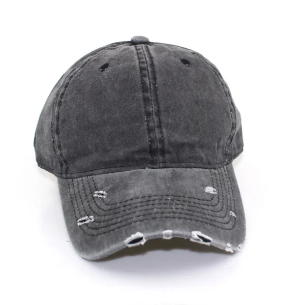 Low Moq High Quality Washed Cotton Caps and Hats Men Custom Embroidery 6 Panel Washed Dad Hat - Image 2