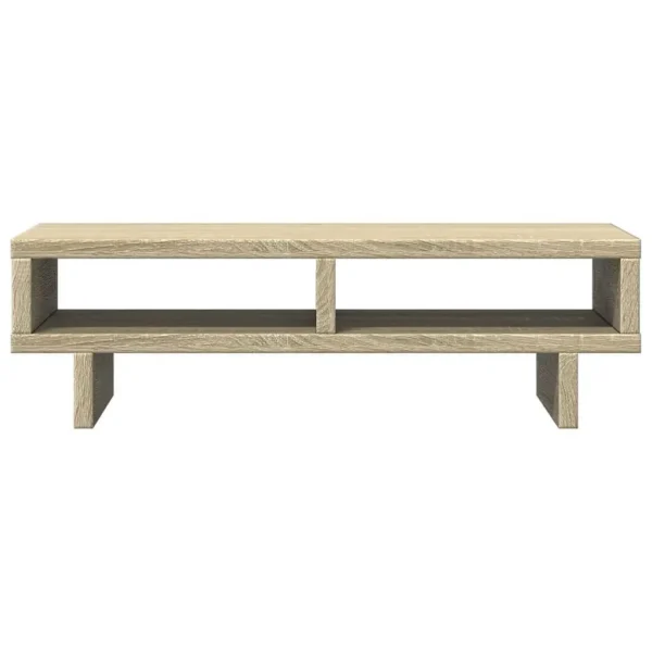 W2B VidaXL Sonoma Oak 19.7x10.6x5.9' Monitor Stand Engineered Wood Laptop Stand - Image 3