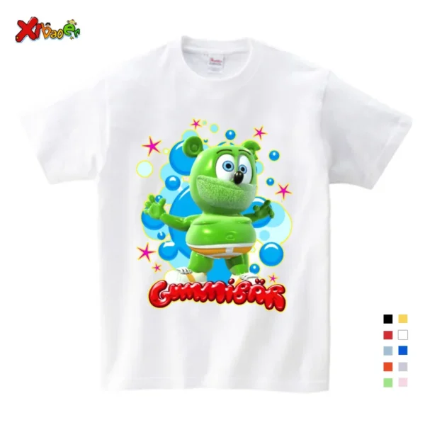 Boys Tshirts for kids Baby Boys Girl Gummy Bear T Shirt Cartoon Funny Casual Kids Clothes Summer Harajuku Children's Clothing - Image 13