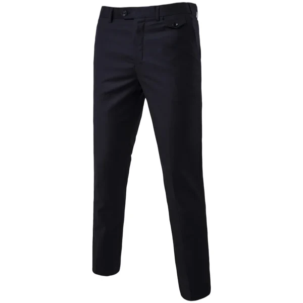 6930- Rsummer Casual Pants  Blank Office Khaki Summer Mens Business Pants Black Cotton Spandex Chino Casual Men Pants & Trousers - Image 3