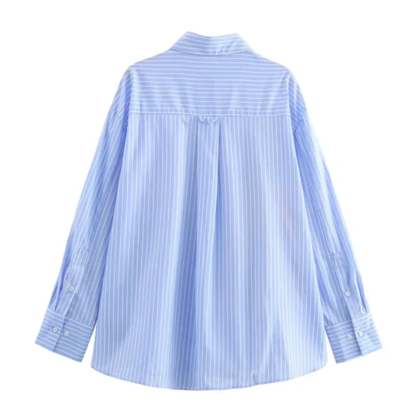 ZATRHMBM Autumn Women Shirt Tops 2024 New Casual Fashion Long Sleeve Loose Button Floral Print Shirt Elegant Ladies Tops - Image 2