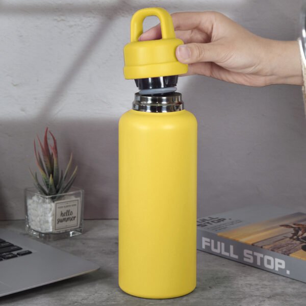 US Warehouse 26oz Double-Walled Stainless Steel Tumbler Leak-Proof One-Touch Opening Outdoor Camping Thermal Water Children - Image 6