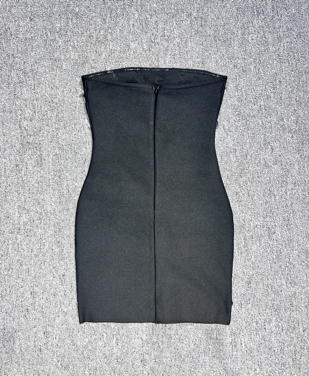 SB2854 New Arrival Female Elegant Fashion Women Clothing Crystal Dress Women Rhinestone Elegant Bandage Dress - Image 4