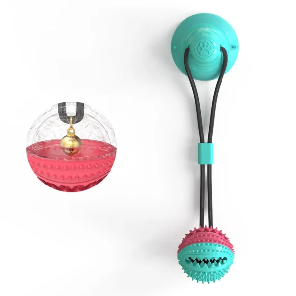 Dog Chew Toys with Suction Cup Doggy Pull Ball Dog Toys for Dogs Tooth Cleaning Pet Training Treats Toys Pet Supplies - Image 7