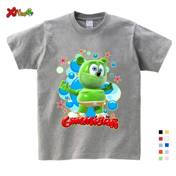 Boys Tshirts for kids Baby Boys Girl Gummy Bear T Shirt Cartoon Funny Casual Kids Clothes Summer Harajuku Children's Clothing - Image 9