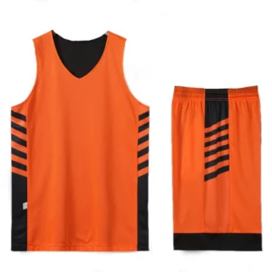 Wholesale Mesh Sports Wear Soft Quick Dry Custom Name Number Basketball Jersey and Shorts Men Reversible Bansketball Uniform