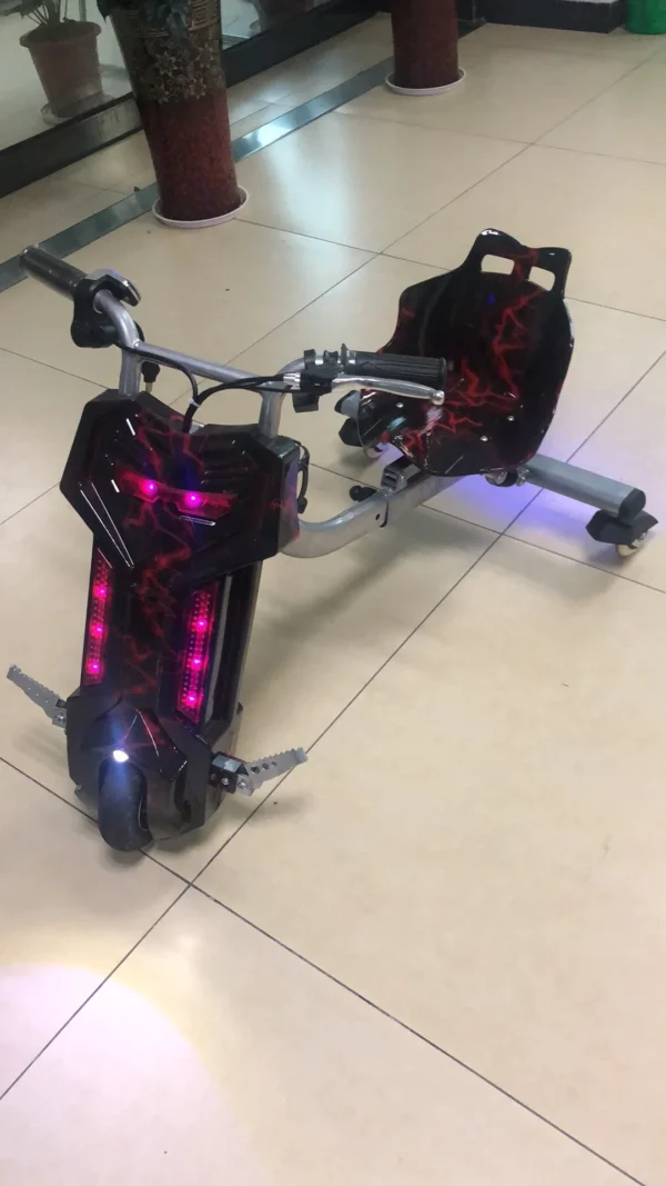 Good Selling 3 in 1 Electric Kick Ski Folding Baby Swing Car Ride on Swivel Scooter for Children 500W Motor Power - Image 3