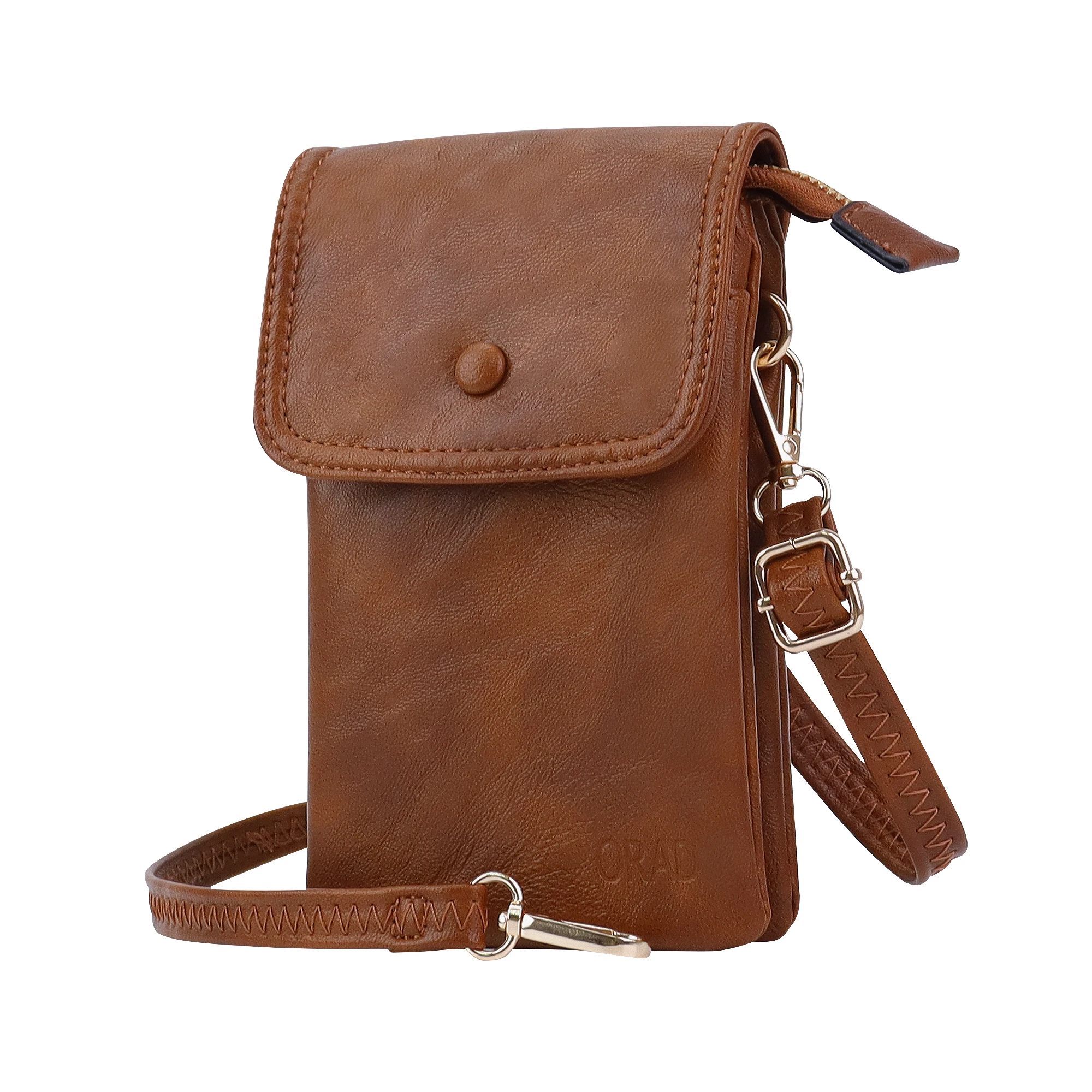 Small Crossbody Bags for Women Leather Cell Phone Bag Wallet Purses Adjustable Strap with Credit Card Slots Crossbody Purses - Image 2