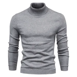2025 Winter Warm Turtleneck Men Sweater High Quality Knitted Sweater Colorful and Stock for Sweater Men