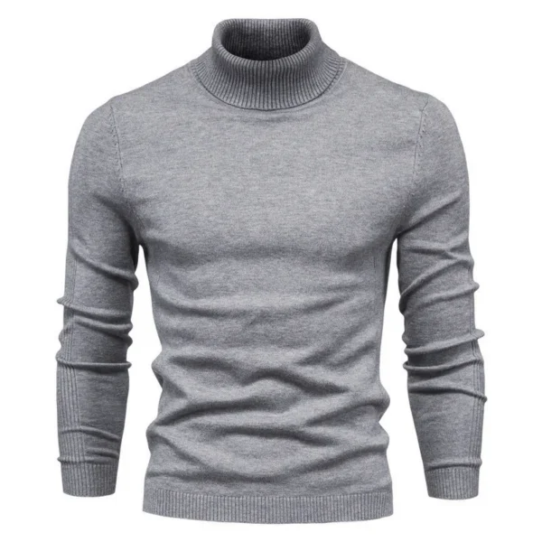 2025 Winter Warm Turtleneck Men Sweater High Quality Knitted Sweater Colorful and Stock for Sweater Men