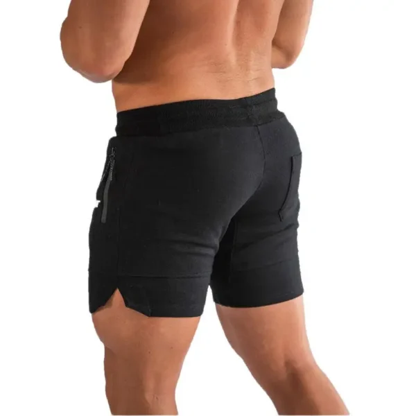 Hot Selling Sports Shorts Men Beaching Shorts Zip Pocket Trousers Bodybuilding Sweatpants Fitness Jogger Running Gyms Men Shorts - Image 4