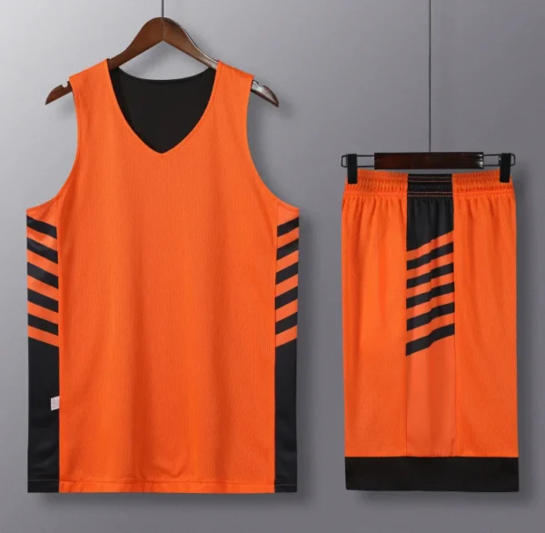 Wholesale Mesh Sports Wear Soft Quick Dry Custom Name Number Basketball Jersey and Shorts Men Reversible Bansketball Uniform - Image 8